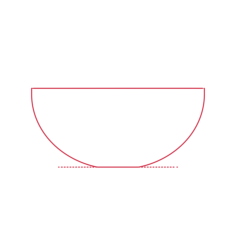 Objects Serving Bowls Contour Svg Vector, Free Vectors File